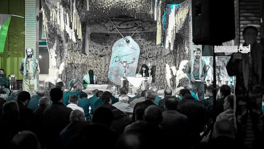 یادواره شهدای محله حیدرآباد به همت خانه احسان برگزار شد