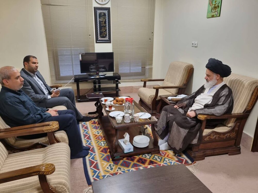 دیدار مدیرکل ستاد استان با آیت اله حسینی بوشهری نائب رئیس مجلس خبرگان رهبری