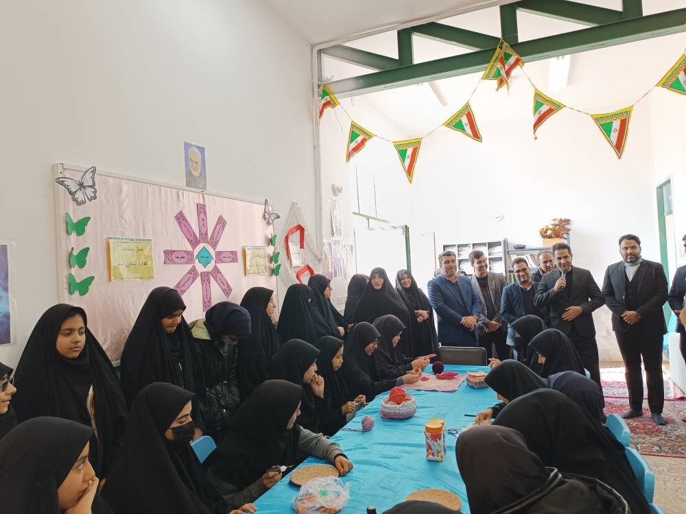 آغاز به فعالیت مدرسه تولید و مهارت قرارگاه عدالت آموزشی و تربیتی بنیاد احسان در باغستان فردوس