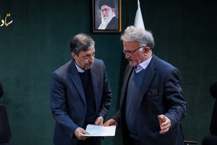 دیدار حسین عبدلی نماینده مردم نطنز و قمصر در مجلس شورای اسلامی با رئیس ستاد اجرایی فرمان امام