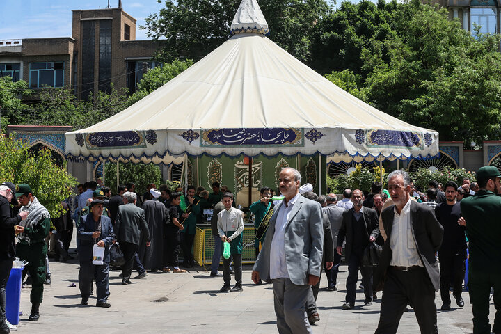حضور رئیس ستاد اجرایی فرمان امام در مراسم گرامیداشت شهدای خدمت در تبریز