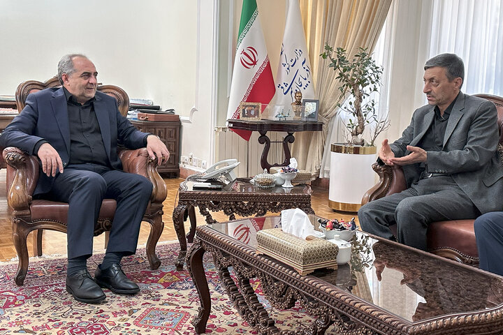 دیدار رئیس ستاد اجرایی فرمان امام با بهرام سرمست استاندار آذربایجان شرقی 