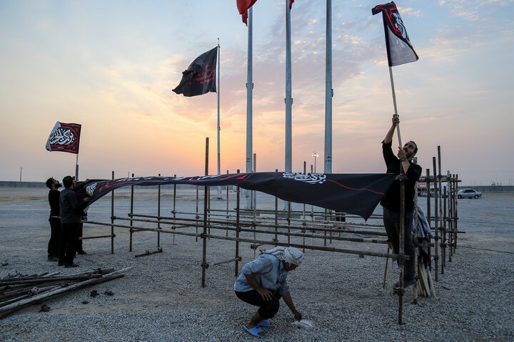 بازدید فتاح از روند خدمت‌رسانی ستاد اجرایی فرمان امام در مرز مهران