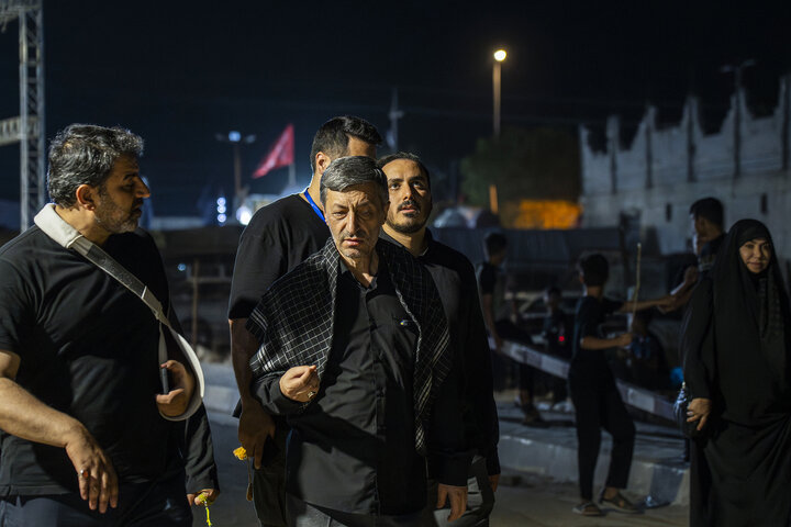 بازدید فتاح از خدمت‌رسانی بیمارستان سیار برکت در طریق الحسین