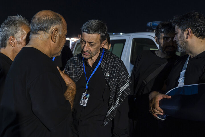 بازدید فتاح از خدمت‌رسانی بیمارستان سیار برکت در طریق الحسین