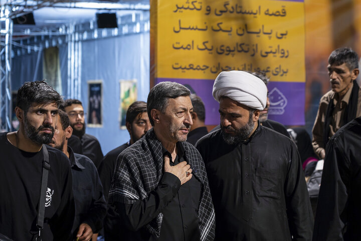 بازدید فتاح از خدمت‌رسانی بیمارستان سیار برکت در طریق الحسین