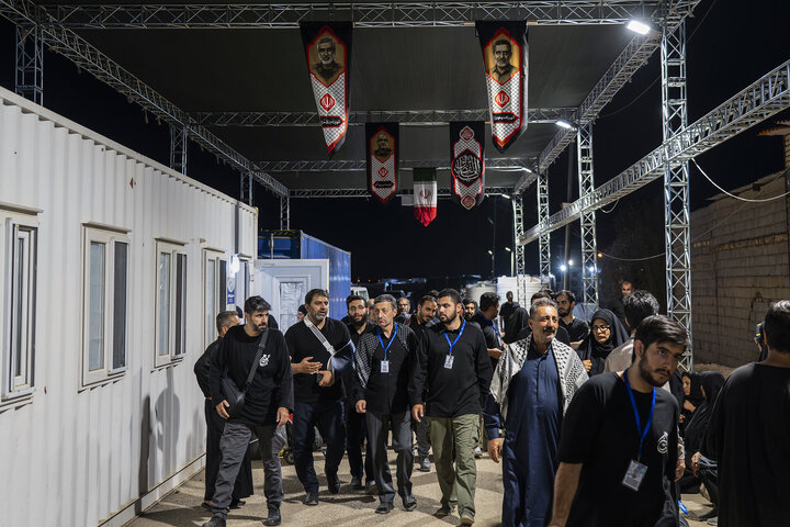 بازدید فتاح از خدمت‌رسانی بیمارستان سیار برکت در طریق الحسین