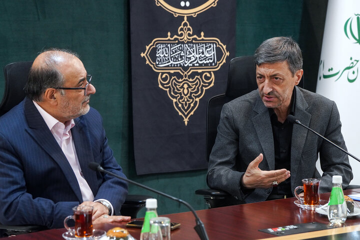 دیدار رئیس صندوق توسعه ملی با رئیس ستاد اجرایی فرمان امام