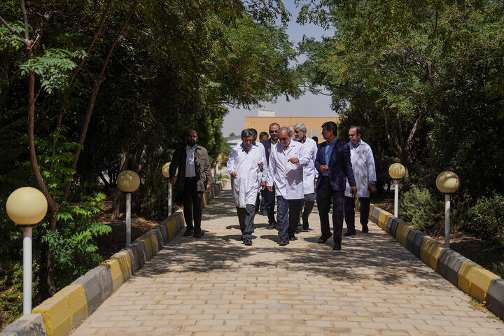 بازدید رئیس ستاد اجرایی فرمان امام از کارخانه داروسازی ریحانه اصفهان