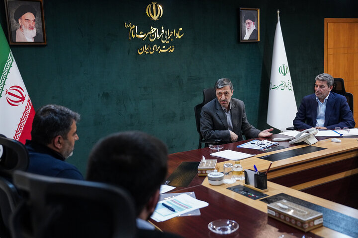 دیدار محمدمهدی شهریاری نماینده مردم بجنورد، مانه و سملقان، گرمه، جاجرم و راز و جرگلان در مجلس شورای اسلامی با رئیس ستاد اجرایی فرمان امام