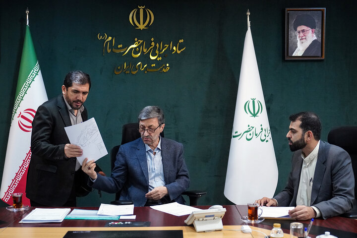 دیدار روح‌الله نجابت نماینده مردم شیراز در مجلس شورای اسلامی با رئیس ستاد اجرایی فرمان امام