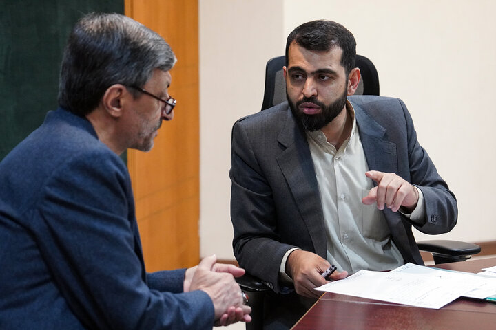 دیدار روح‌الله نجابت نماینده مردم شیراز در مجلس شورای اسلامی با رئیس ستاد اجرایی فرمان امام