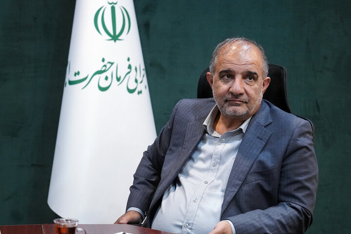 دیدار محمد جواد عسکری نماینده مردم داراب و زرین‌دشت در مجلس شورای اسلامی با رئیس ستاد اجرایی فرمان امام