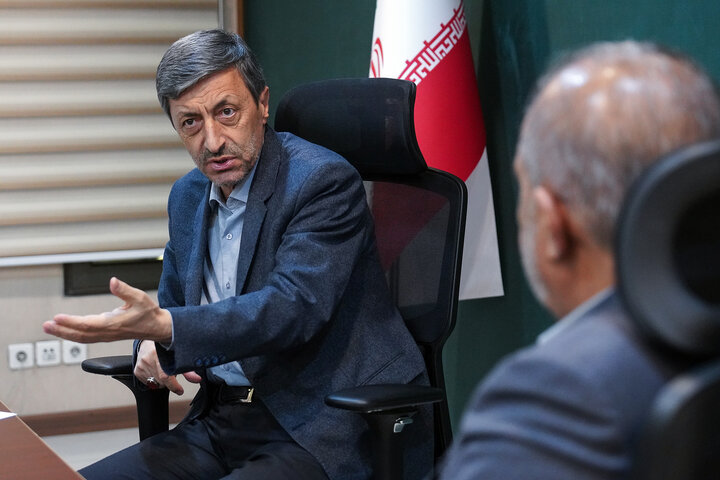 دیدار محمد جواد عسکری نماینده مردم داراب و زرین‌دشت در مجلس شورای اسلامی با رئیس ستاد اجرایی فرمان امام