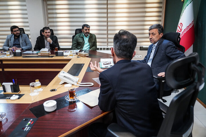 دیدار محمد بیات نماینده مردم خمین در مجلس شورای اسلامی با رئیس ستاد اجرایی فرمان امام