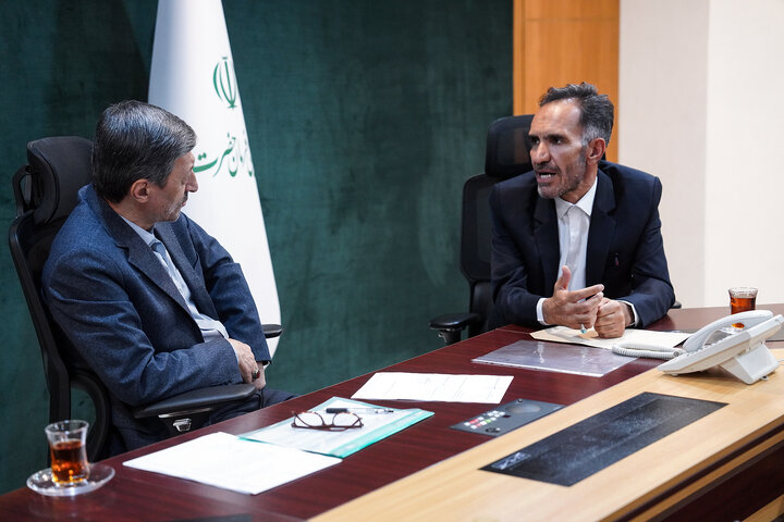 دیدار محمد بیات نماینده مردم خمین در مجلس شورای اسلامی با رئیس ستاد اجرایی فرمان امام