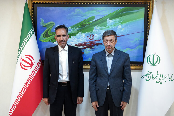 دیدار محمد بیات نماینده مردم خمین در مجلس شورای اسلامی با رئیس ستاد اجرایی فرمان امام