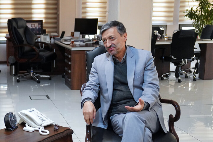 دیدار محمدجواد کولیوند استاندار سمنان با سید پرویز فتاح رئیس ستاد اجرایی فرمان امام