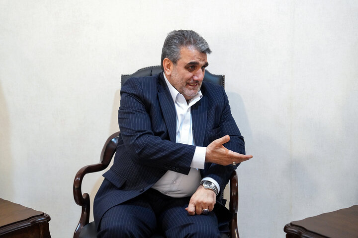 دیدار محمدجواد کولیوند استاندار سمنان با سید پرویز فتاح رئیس ستاد اجرایی فرمان امام