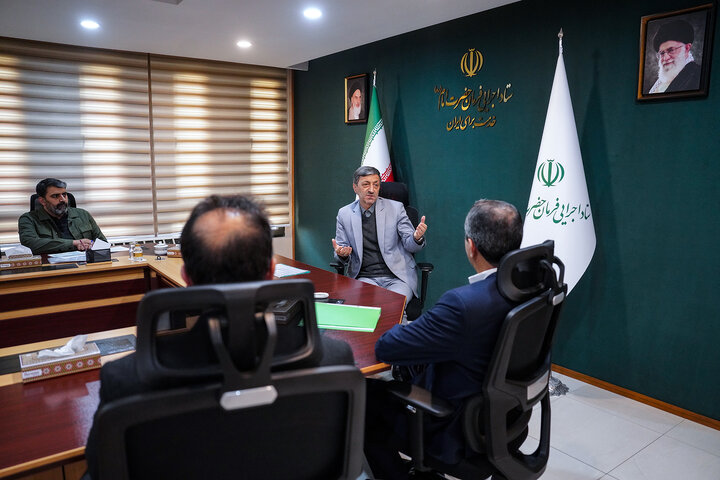 دیدار هادی هاشمی نیا نماینده مردم خرم‌آباد و دوره در مجلس شورای اسلامی با رئیس ستاد اجرایی فرمان امام