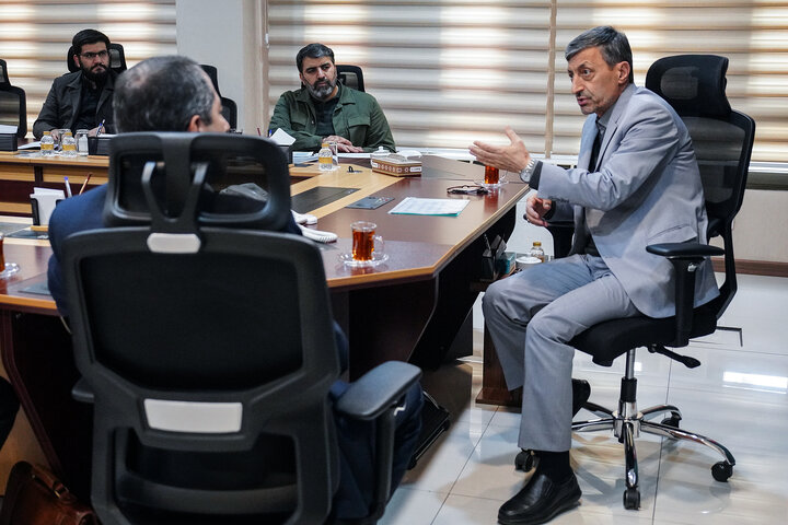 دیدار هادی هاشمی نیا نماینده مردم خرم‌آباد و دوره در مجلس شورای اسلامی با رئیس ستاد اجرایی فرمان امام