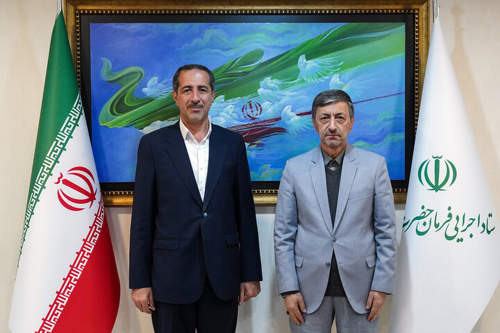 دیدار هادی هاشمی نیا نماینده مردم خرم‌آباد و دوره در مجلس شورای اسلامی با رئیس ستاد اجرایی فرمان امام