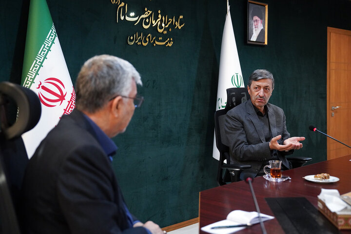 دیدار رئیس بنیاد مسکن انقلاب اسلامی با رئیس ستاد اجرایی فرمان امام