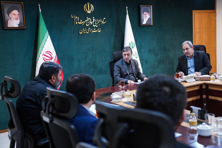 دیدار رمضان رحیمی دشتلویی نماینده مردم فلاورجان در مجلس شورای اسلامی با رئیس ستاد اجرایی فرمان امام 