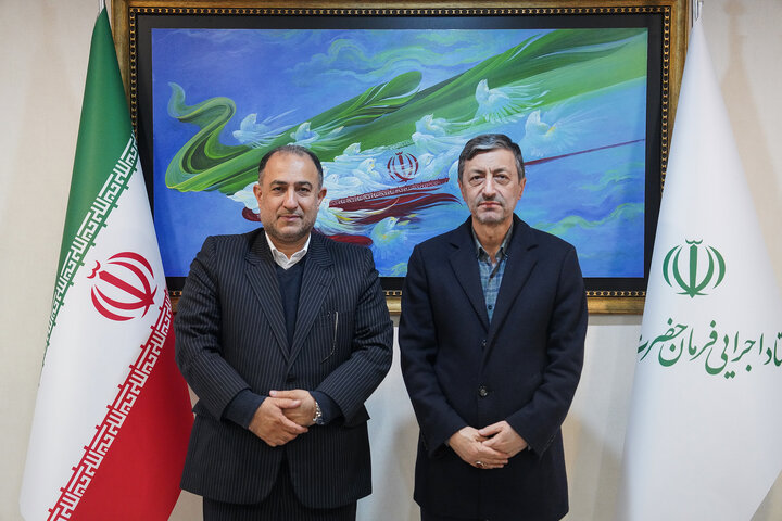 دیدار احمد فاطمی نماینده مردم بابل در مجلس شورای اسلامی با رئیس ستاد اجرایی فرمان امام