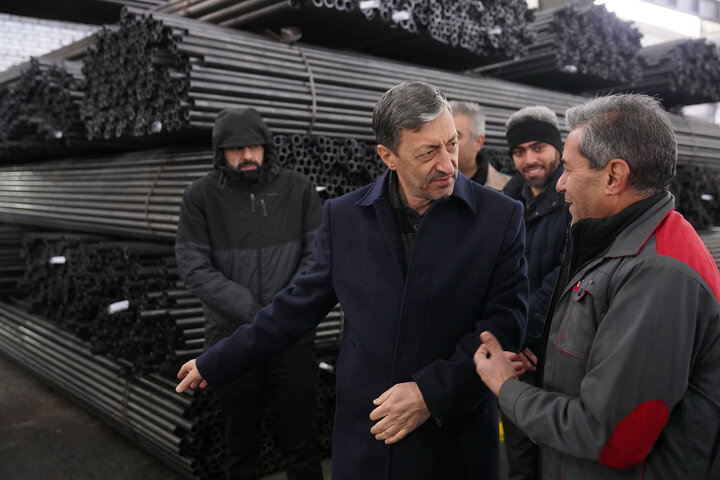 بازدید فتاح از سپنتای مرند/ تولد دوباره کارخانه‌ای که با موشک‌‌های رژیم صهیونی تخریب شد