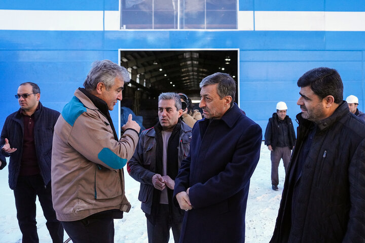 بازدید فتاح از سپنتای مرند/ تولد دوباره کارخانه‌ای که با موشک‌‌های رژیم صهیونی تخریب شد