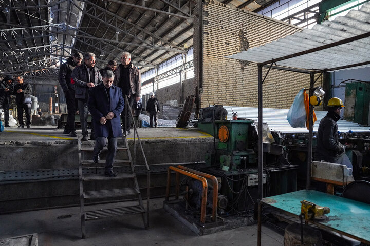 بازدید فتاح از سپنتای مرند/ تولد دوباره کارخانه‌ای که با موشک‌‌های رژیم صهیونی تخریب شد