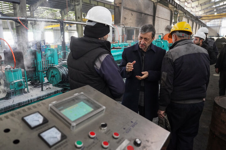 بازدید فتاح از سپنتای مرند/ تولد دوباره کارخانه‌ای که با موشک‌‌های رژیم صهیونی تخریب شد