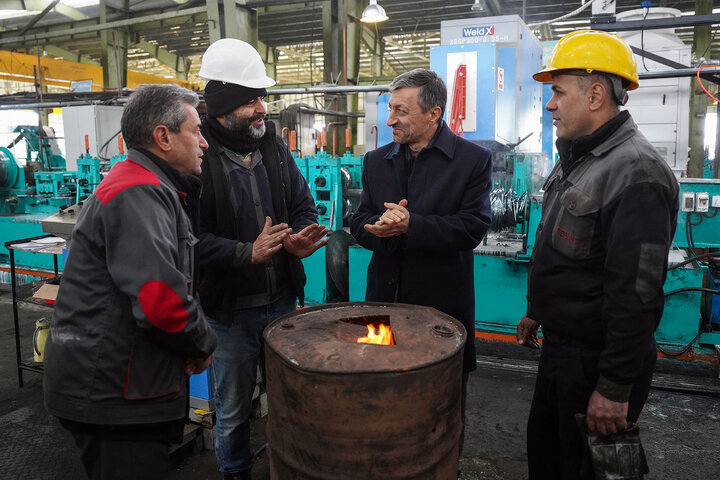 بازدید فتاح از سپنتای مرند/ تولد دوباره کارخانه‌ای که با موشک‌‌های رژیم صهیونی تخریب شد