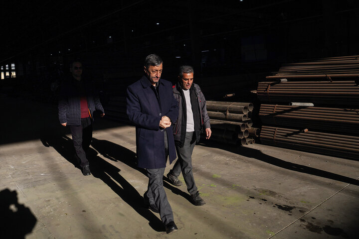 بازدید فتاح از سپنتای مرند/ تولد دوباره کارخانه‌ای که با موشک‌‌های رژیم صهیونی تخریب شد