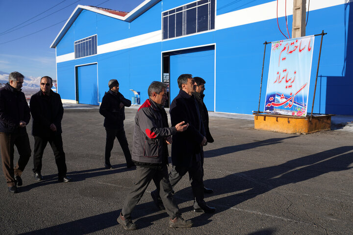 بازدید فتاح از سپنتای مرند/ تولد دوباره کارخانه‌ای که با موشک‌های رژیم صهیونی تخریب شد