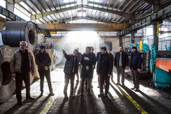 بازدید فتاح از سپنتای مرند/ تولد دوباره کارخانه‌ای که با موشک‌های رژیم صهیونی تخریب شد