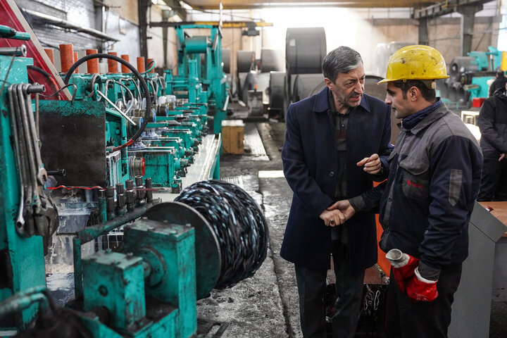 بازدید فتاح از سپنتای مرند/ تولد دوباره کارخانه‌ای که با موشک‌های رژیم صهیونی تخریب شد