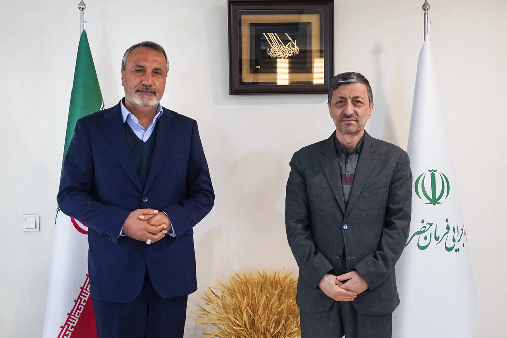 دیدار رئیس کمیسیون عمران مجلس با رئیس ستاد اجرایی فرمان امام
