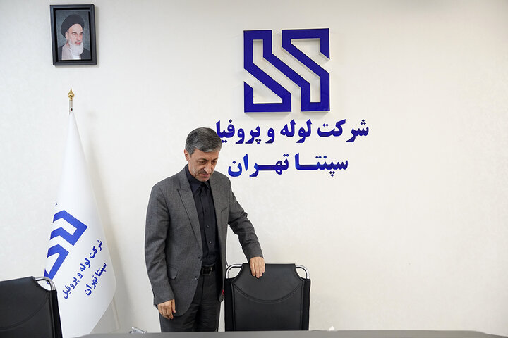 بازدید فتاح از کارخانه لوله و پروفیل سپنتای تهران