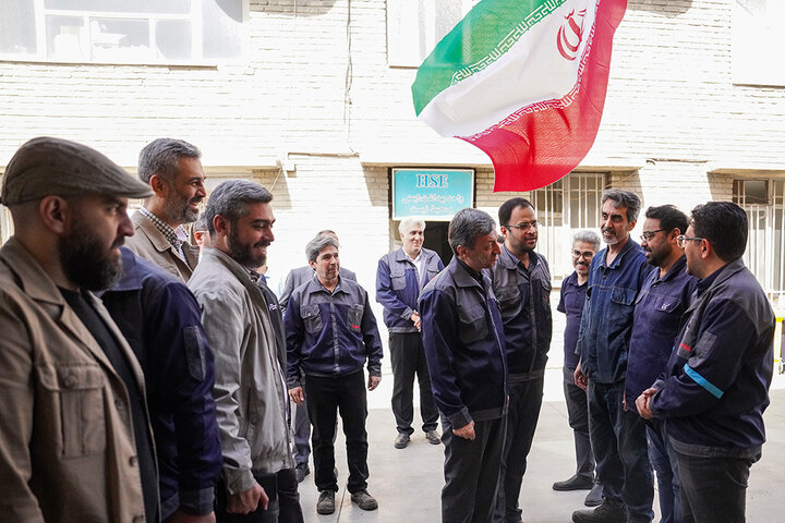 بازدید فتاح از کارخانه لوله و پروفیل سپنتای تهران