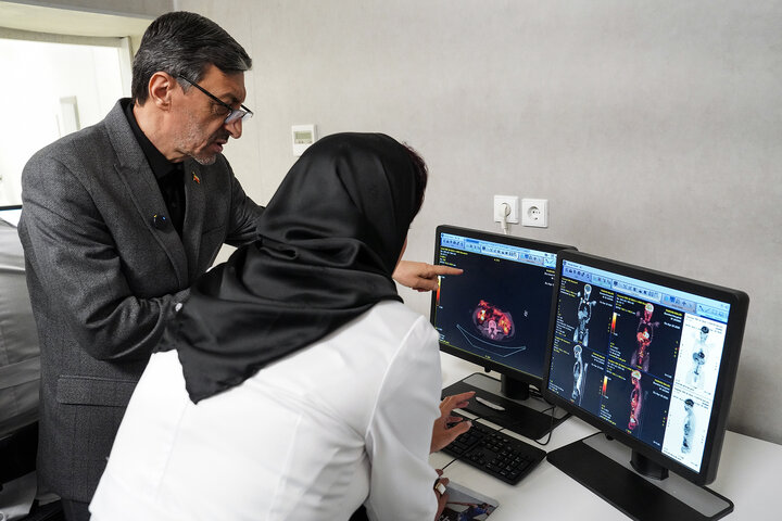 بازدید فتاح از بیمارستان تخصصی و فوق‌تخصصی سرطان برکت