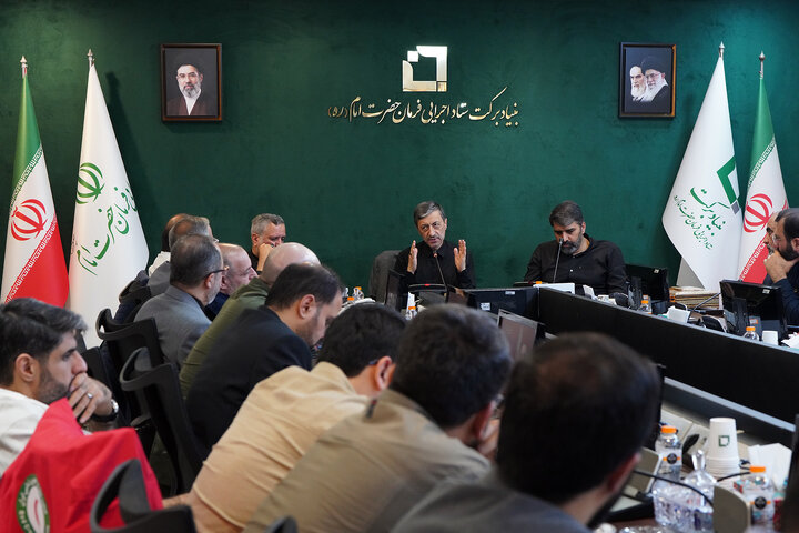بررسی اقدامات قرارگاه جهادى بنیاد برکت در جنگ رمضان با حضور رئیس ستاد اجرایی فرمان امام
