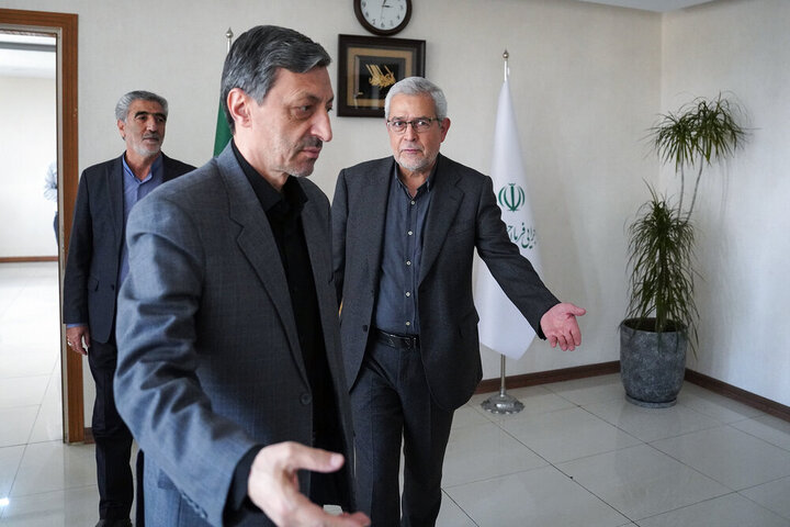 دیدار رئیس ستاد بازسازی عتبات عالیات با رئیس ستاد اجرایی فرمان امام