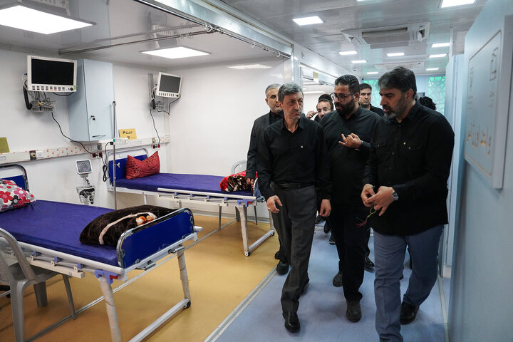 بازدید رئیس ستاد اجرایی فرمان امام از روند آماده‌سازی زائرشهر چهل‌سرا برای وداع با رهبر شهید انقلاب 