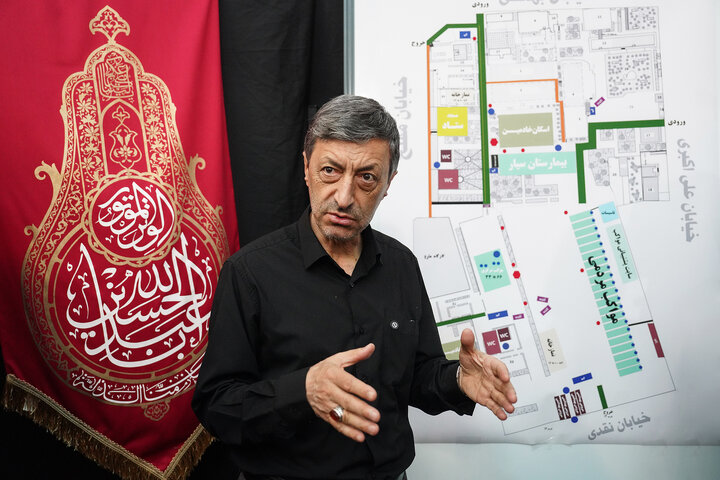بازدید رئیس ستاد اجرایی فرمان امام از روند آماده‌سازی زائرشهر چهل‌سرا برای وداع با رهبر شهید انقلاب 