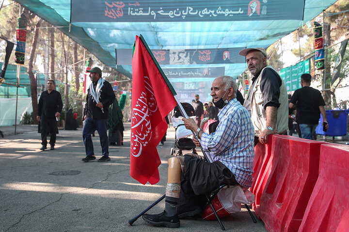 نخستین روز خدمت‌رسانی به عزاداران رهبر شهید انقلاب در زائرشهر چهل‌سرا
