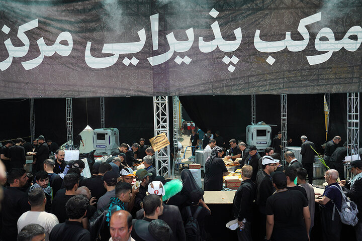 نخستین روز خدمت‌رسانی به عزاداران رهبر شهید انقلاب در زائرشهر چهل‌سرا