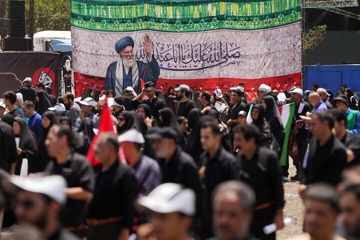 دومین روز خدمت‌رسانی به عزاداران رهبر شهید انقلاب در زائرشهر چهل‌سرا