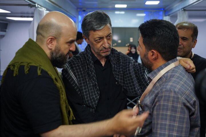 بازدید فتاح از خدمت‌رسانی بیمارستان سیار برکت در طریق الحسین